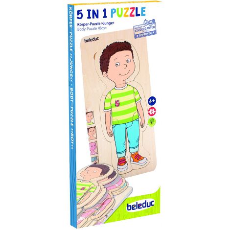 Puzzle educativ stratificat Baiatul - imagine 8